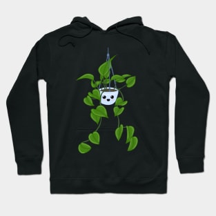 Hanging plant (blue) Hoodie